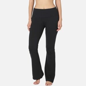 Bootcut food over waistband yoga pant